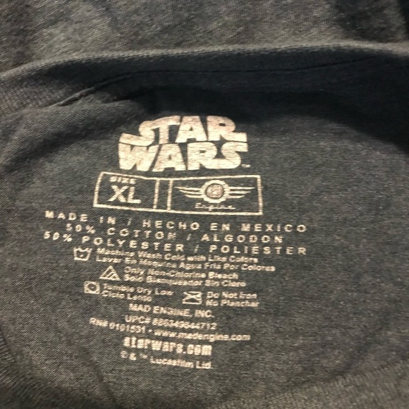 Star Wars C3PO R2D2 Droids Officially Licensed Gray T Shirt Size XL - Picture 6 of 6